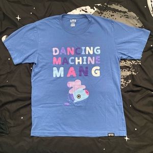 BT21 BTS Dancing Machine Mang Colorful Uniqlo Tee